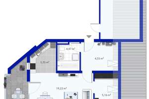 Exklusives Wohngefühl zentrumsnah – 2-Zimmer-Wohnung mit Balkon und zusätzlichem Raum – Die vollständige Adresse der Immobilie erhältst du vom Anbieter., 84130 Dingolfing – Vorschaubild 12