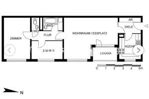 Tauschwohnung: Wohnungstausch gesucht – 2,5 Zimmer gegen 4 Zimmer