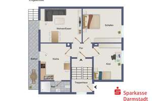 Freies Dreifamilienhaus mit Garage in beliebter Lage – Die vollständige Adresse der Immobilie erhältst du vom Anbieter., 64372 Ober-Ramstadt – Vorschaubild 3