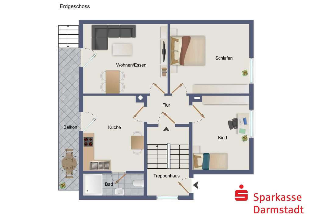Immobilie in Ober-Ramstadt - Freies Dreifamilienhaus mit Garage in beliebter Lage - Bild 2