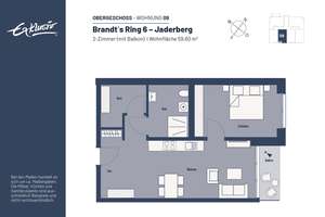 WBS erforderlich | 2-Zi.-Whg. mit Balkon. Anfrage über: https://brandtsring.exklusiv-wohnbau.de