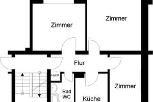 + 3 Zimmer in attraktiver Lage + – Lechstr. 10, 38120 Weststadt, Braunschweig – Vorschaubild 3