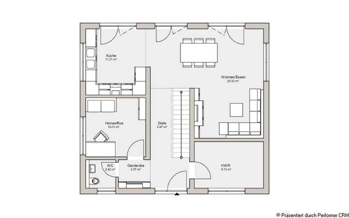 Grundriss Erdgeschoss