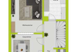 Reihenmittelhaus mit Terrasse, Loggia und Garage in Köln-Seeberg – Die vollständige Adresse der Immobilie erhältst du vom Anbieter., 50769 Seeberg, Köln – Vorschaubild 9