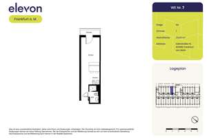 Nur für Auszubildende -Möbliertes 1-Zimmer-Apartment mit Einbauküche und kleiner Terrasse – 60486 Bockenheim, Frankfurt am Main – Vorschaubild 8