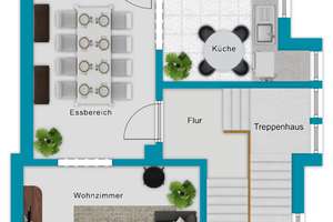 ++Altbaujuwel teilmöbliert mit parkähnlichem Garten in Niederursel++ – 60439 Niederursel, Frankfurt am Main – Vorschaubild 23