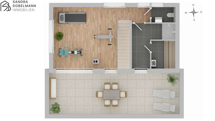 Wohnbeispiel DG mit Dachter...