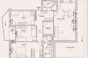 Gelegenheit: günstiges 4-Zimmer-Appartment im Erstbezug – Atriumstraße 7, 4315 Neustadt-Neuschönefeld, Leipzig – Vorschaubild 4