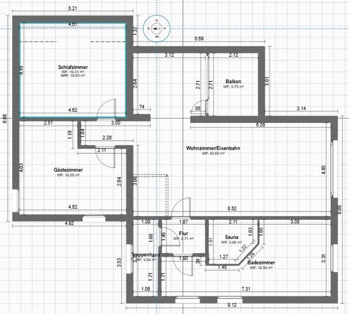 Grundriss 1. OG