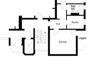 Seniorengerechte 2 Zimmer Wohnung in zentraler Lage. WBS für 2 Personen erforderlich. – Carlmeyerstr. 005 Unbekannt, 33613 Mitte, Bielefeld – Vorschaubild 2