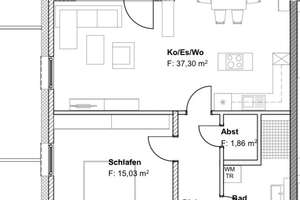 Alltagstaugliche 3-Zimmer-Wohnung mit Terasse und Garten n Kassel – Alter Dreschplatz 12, 34125 Wolfsanger, Kassel – Vorschaubild 2