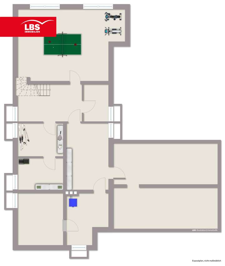 Kellergeschoss - rechte Seite 