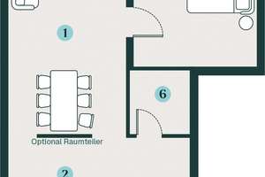 Effiziente 2-Zimmer-Wohnung mit individuellem Grundriss – Schützenplatz 8, 1067 Wilsdruffer Vorstadt/Seevorstadt-West, Dresden – Vorschaubild 2
