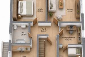 Familienfreunliche 4-Zimmer Wohnung im Erdgeschoss in Hildesheim - Himmelsthür – Am Kupferstrange 2, 31137 Himmelsthür, Hildesheim – Vorschaubild 17