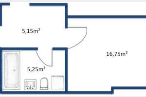 Süßes Appartment mit EBK im Erfurter Mühlenviertel - ideal für Singles & Studenten – Waidmühlenweg 21, 99089 Andreasvorstadt, Erfurt – Vorschaubild 3