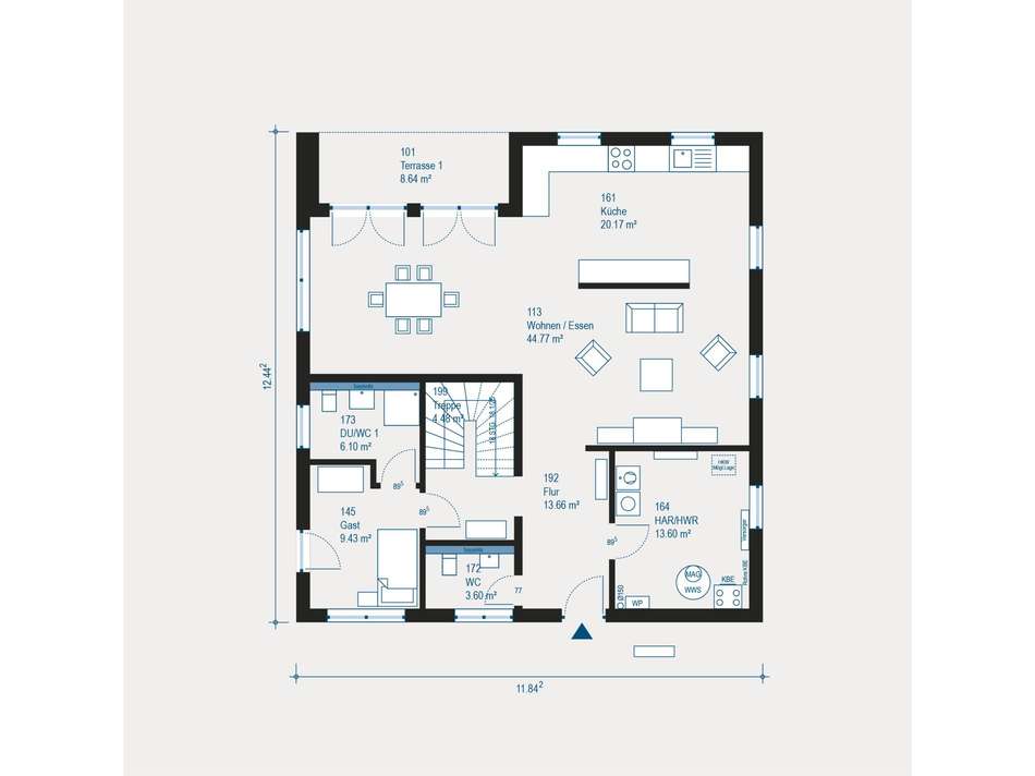 Modernes Einfamilienhaus