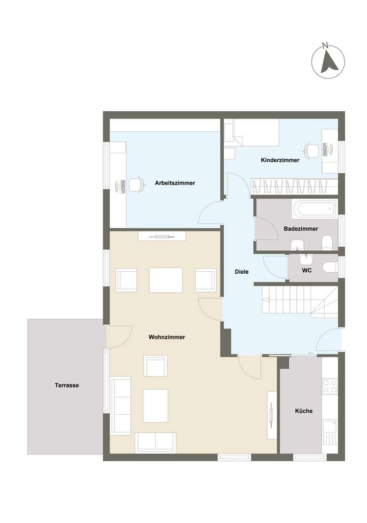 Erdgeschoss mit Vorschlag d...