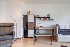Feldmoching: Möbliertes 1-Zimmer Apartment nähe Lerchenauer See - bald frei – Die vollständige Adresse der Immobilie erhältst du vom Anbieter., 80995 Lerchenau-West, München – Vorschaubild 3