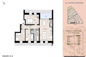 **Erstbezug**  Helle 4-Raum-Wohnung mit Loggia in Dresden-Friedrichstadt – Friedrichstraße  60, 1067 Friedrichstadt, Dresden – Vorschaubild 14