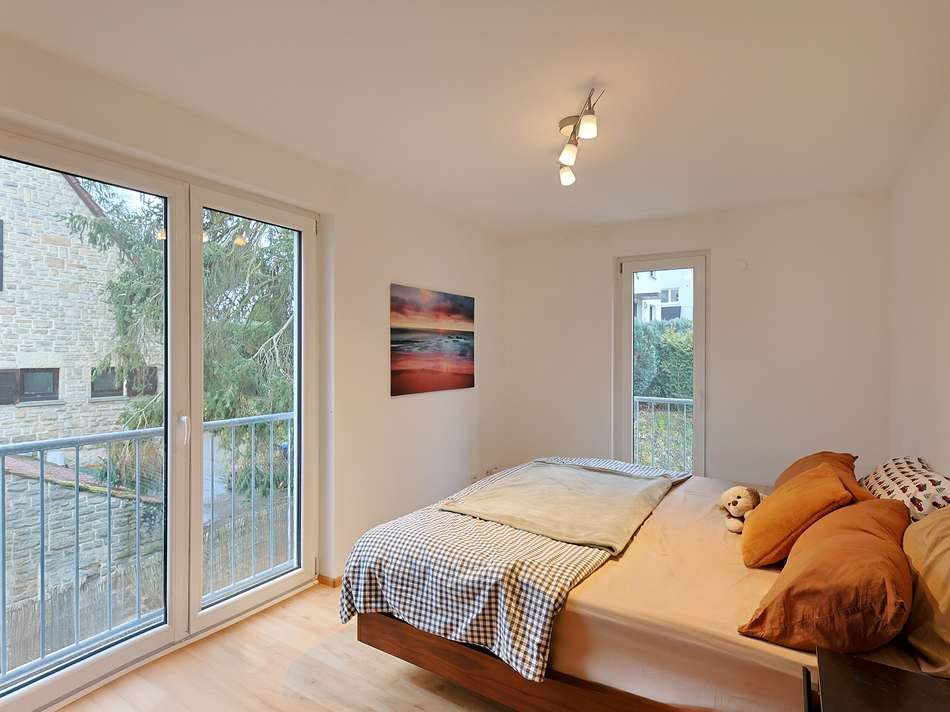 Gemütliches Schlafzimmer mi...