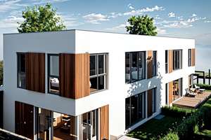 Modernes Stadthaus in ruhiger Lage