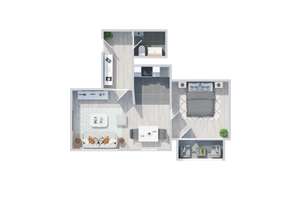 Charmante 2 Zimmer Wohnung mit Balkon und EBK Option! *ideal für Singles & Pärchen* – Lise-Meitner-Str. 25, 6122 Nördliche Neustadt, Halle (Saale) – Vorschaubild 9