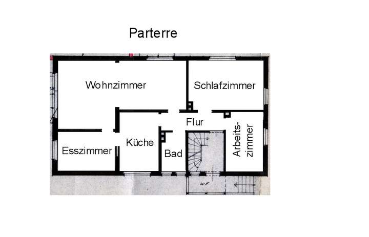 Grundriss Patterre