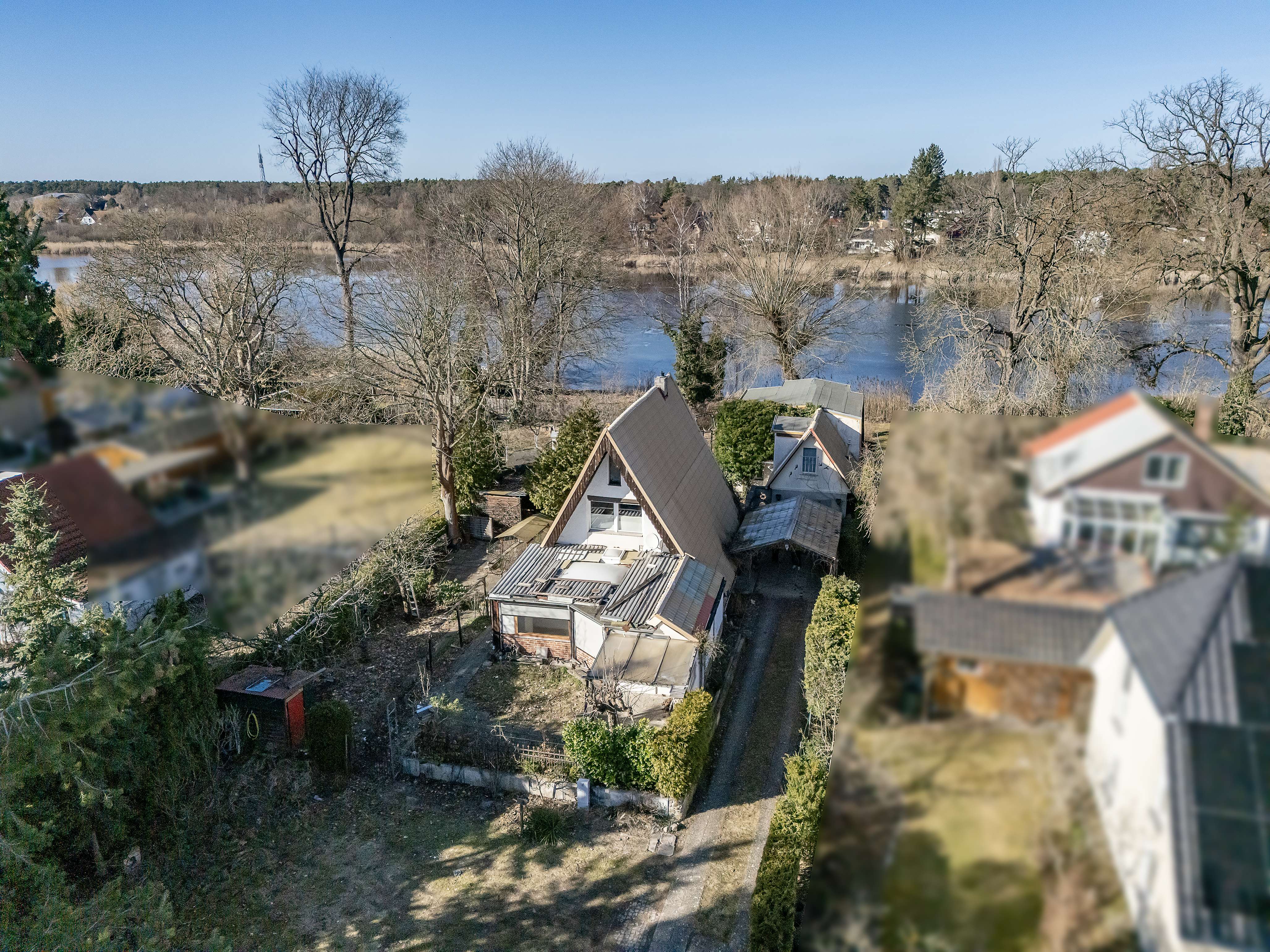 Ruhig direkt am Wasser wohnen, 2 Häuser in gefragter Seelage mit vielfältigen Nutzungsmöglichkeiten, Havelland Kreis – Bild 1