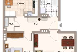 2-Zimmer-Wohnung mit Balkon & Tageslichtbad  – ab Mai 2025 frei – Große Diesdorfer Straße 124, 39110 Stadtfeld West, Magdeburg – Vorschaubild 13