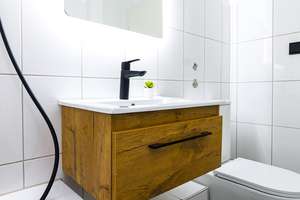Möblierte 1-Zimmer-Wohnung in München-Forstenried, frisch renoviert & sofort bezugsfertig  – Forstenrieder Allee 10, 81476 Forstenried, München – Vorschaubild 4