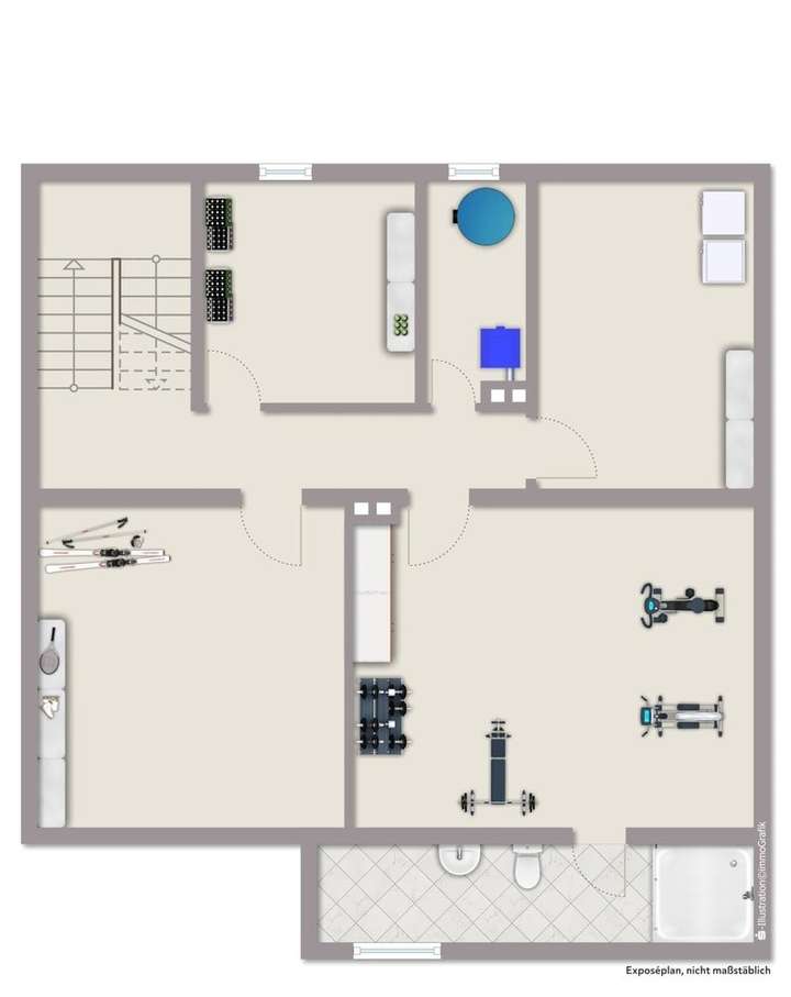 Grundriss, Kellergeschoss