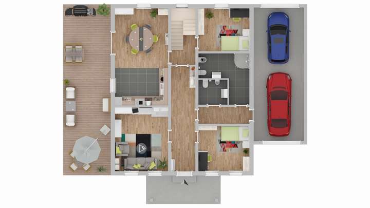 Grundriss Erdgeschoss - ähnli