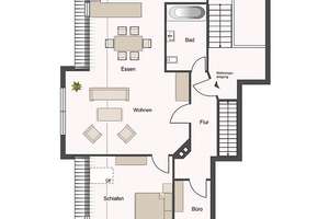 Modern möblierte Dachgeschosswohnung in Stuttgart West/Nord – Die vollständige Adresse der Immobilie erhältst du vom Anbieter., 70174 Relenberg, Stuttgart – Vorschaubild 20