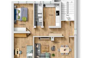 Schöne 3,5 Zimmer Wohnung mit eigenem Garten in Essen Steele  – Die vollständige Adresse der Immobilie erhältst du vom Anbieter., 45276 Steele, Essen – Vorschaubild 21