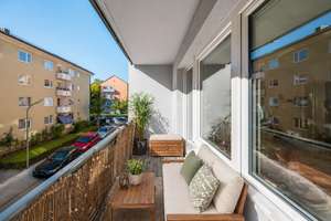 AIGNER - Solide vermietete 2,5-Zimmer-Wohnung mit Westbalkon nahe Laimer Platz