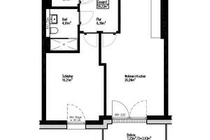 Ihr neues Zuhause! Moderne, helle 2 Zimmer + Balkon + Einbauküche, Neubauausstattung mit Parkett – Merianstraße 11, 33615 Dornberg, Bielefeld – Vorschaubild 19