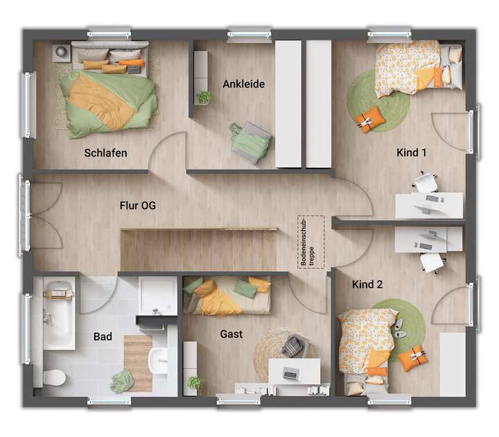 Grundrissvariante 7 OG