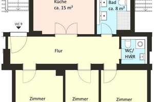 charmantes 3-Zimmer Domizil in grüner Lage + großer Balkon + super Ausstattung + fairer Preis – Die vollständige Adresse der Immobilie erhältst du vom Anbieter., 4179 Leutzsch, Leipzig – Vorschaubild 20