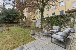 Absolute Rarität am Kolumbusplatz: 2,5‑Zimmer‑Wohnung mit großem Garten und sonniger Terrasse