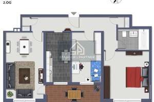 *** Wohnen auf der Sonnenseite: 3-Zi-Wohnung mit Südbalkon im Münchner Südwesten - WG geeignet ! *** – Die vollständige Adresse der Immobilie erhältst du vom Anbieter., 80689 Blumenau, München – Vorschaubild 26