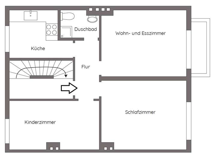 Wohnung 1. Obergeschoss