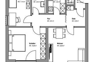 Attraktive & frisch renovierte 3-Zi.-Whg. mit Balkon in Erlangen Innenstadt (provisionsfrei) – 91052 Röthelheim, Erlangen – Vorschaubild 16