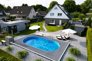 Modernes Einfamilienhaus mit Gästehaus, Pool & Traumgarten – Einziehen & Wohlfühlen! – Die vollständige Adresse der Immobilie erhältst du vom Anbieter., 23858 Wesenberg – Vorschaubild 1