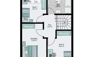 Bümmerstede erleben: Komfortables 4-Zimmer-Reihenmittelhaus für Ihre Familie – Die vollständige Adresse der Immobilie erhältst du vom Anbieter., 26133 Bümmerstede, Oldenburg (Oldenburg) – Vorschaubild 13