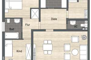Energetisch sanierte 3 Zi.-Whg. mit sonnigem Balkon in direkter, ruhiger Ortskernlage von Angermund – Hoppengarten 5, 40489 Angermund, Düsseldorf – Vorschaubild 21
