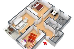 So macht wohnen Spaß: geräumige 3,5-Zimmer-Wohnung – Innsbruckstr. 81, 44339 Eving (Ortsteil), Dortmund – Vorschaubild 3