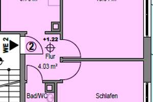 Nähe Franklin-City - Helle 2-Zimmer-EG-Wohnung mit großem Bad und geräumiger Küche in Mannheim – Waldgrubenweg 18, 68309 Käfertal, Mannheim – Vorschaubild 6