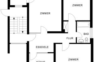 3-Zimmer Wohnung in Grumme – Lahnstraße 7, 44807 Kornharpen/Voede-Abzweig, Bochum – Vorschaubild 3