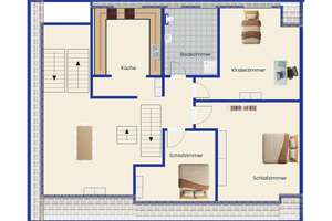 Über den Dächern Münsters – 5-Zimmer-Maisonettewohnung mit Dachterrasse im begehrten Josefsviertel – Die vollständige Adresse der Immobilie erhältst du vom Anbieter., 48153 Josef, Münster – Vorschaubild 17