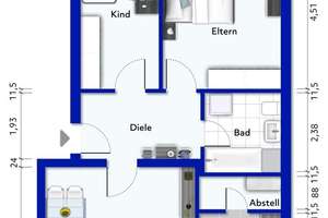 Großzügige 3-Zimmer-Erdgeschosswohnung in ruhiger Sackgasse! – Die vollständige Adresse der Immobilie erhältst du vom Anbieter., 58135 Haspe-Ost, Hagen – Vorschaubild 5